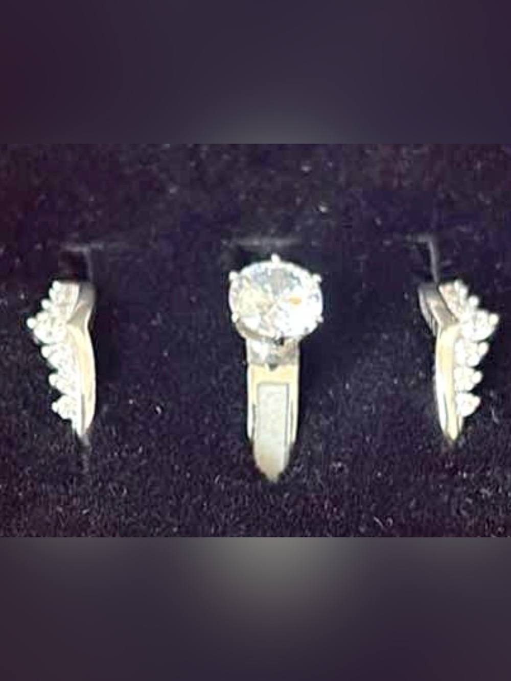 LUX GRAND CASCADE WISHBONE WEDDING SET 6.5 New